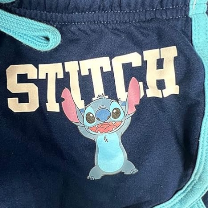 Picture of Disney Stitch Junior Girls Navy Short Xs