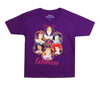 Picture of Disney Youth Girl's Princess Dare to Dream Purple T-Shirt Medium
