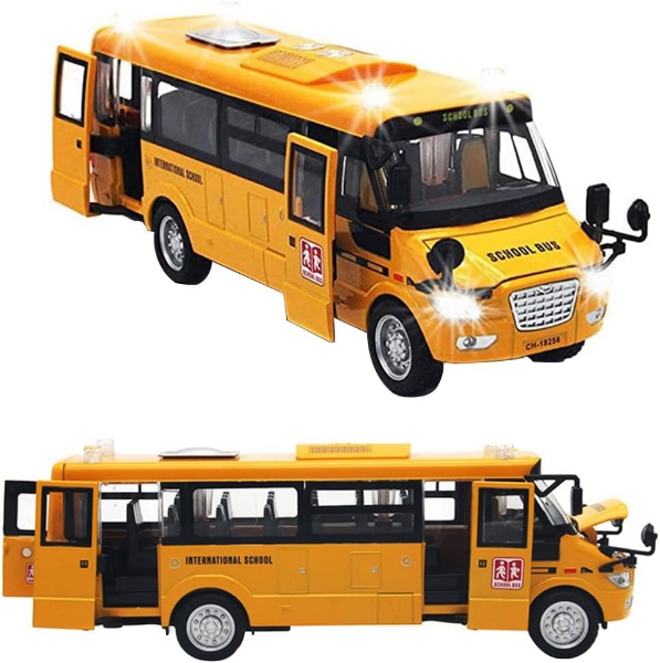 Picture of Diecast School Bus with Lights & Sound 5"