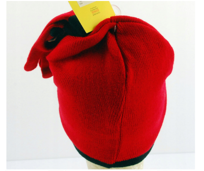 Picture of Disney Peeking Mickey Beanie Hat and Gloves Adult Unisex Size: One size Red Black