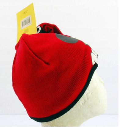 Picture of Disney Peeking Mickey Beanie Hat and Gloves Adult Unisex Size: One size Red Black