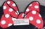 Picture of Disney Minnie Mouse  Red Bow Soft Foam Visors with Soft Coil Band