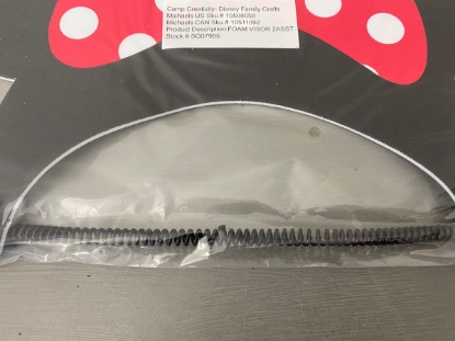 Picture of Disney Minnie Mouse  Red Bow Soft Foam Visors with Soft Coil Band