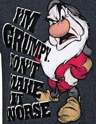 Picture of Disney I'm Grumpy Don't Make It Worse Adult T-Shirt Large