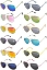 Picture of Aviator Sunglasses Metal Frames Mirror Lens Spring Hinges