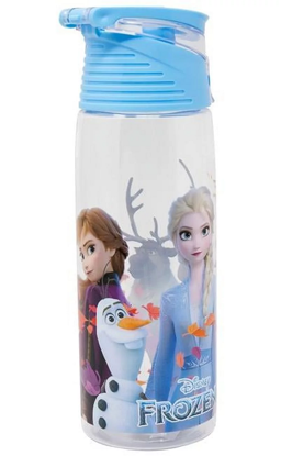 Picture of Disney Frozen II Anna Elsa Olaf Clear Flip Top Water Bottle