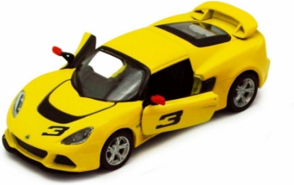 Picture of Lotus Exige 2012 Diecast 1:32 Scale Yellow Pull Back Toy Sports Car