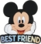 Picture of Disney Mickey Mouse Best Friend Soft Touch PVC Magnet