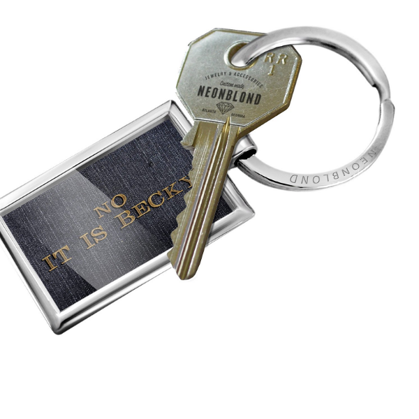 Picture of NEONBLOND Keychain No It Is Becky Fashion Embroidery