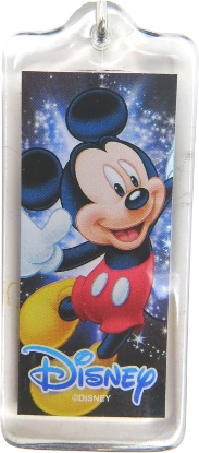 Picture of Space Magic Mickey Mouse, Lucite Rectangle Keychain