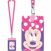 Picture of Disney Minnie Mouse Smile Lanyard With Deluxe Faux Leather Card Holder And Polyester Strap