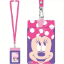 Picture of Disney Minnie Mouse Smile Lanyard With Deluxe Faux Leather Card Holder And Polyester Strap
