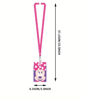 Picture of Disney Minnie Mouse Smile Lanyard With Deluxe Faux Leather Card Holder And Polyester Strap
