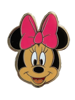 Picture of Disney Minnie Mouse Smiling Face Pink Bow Lapel Pin