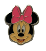 Picture of Disney Minnie Mouse Smiling Face Pink Bow Lapel Pin