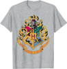 Picture of Harry Potter Hogwarts Crest T-Shirt Grey Large