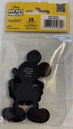 Picture of Disney Mickey Mouse Classic Retro Soft Touch Magnet Multi-colored 4"
