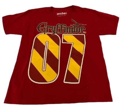 Picture of Disney  Harry Potter Gryffindor  Youth Unisex T Shirt Red Small