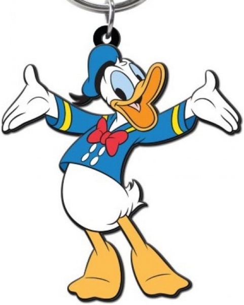 Picture of Disney Donald Duck Soft Touch PVC Key Ring, One Size, Multicolor