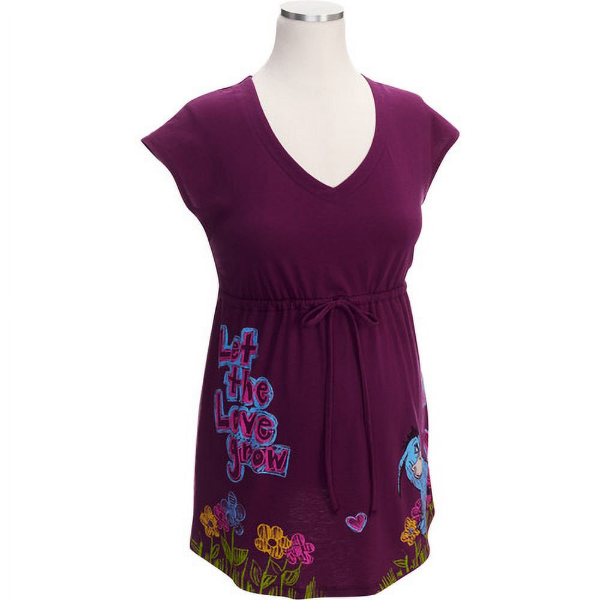 Picture of Disney Maternity Let the love Grow Babydoll Tee XL