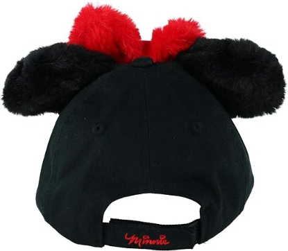 Picture of Disney Minnie Mouse Big Face Baseball Cap with 3D Plush Black