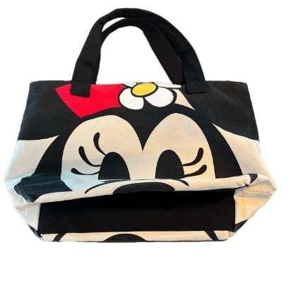 Picture of Disney Mickey Mouse Minnie Mouse Big Face Canvas Tote Bag