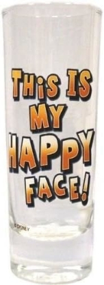 Picture of Disney Grumpy Shot Glass  "This Is My Happy Face!"