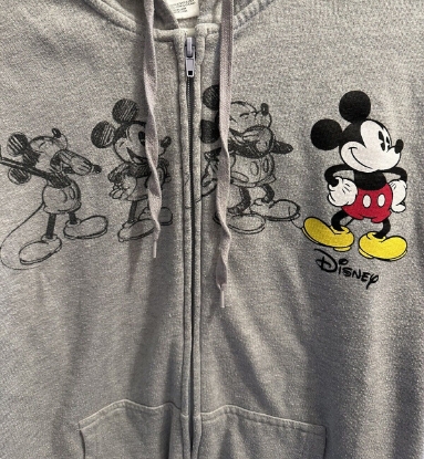 Picture of Disney Mickey and Friends Boys Zip Up Hoodie Small