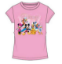 Picture of Disney Mickey and The Gang Posing Pink T-Shirt Little Girls Youth, Girl's, Size: Small 6X