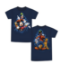 Picture of Disney Adult Bursting Mickey Donald Pluto and Goofy Tee Blue (Small)