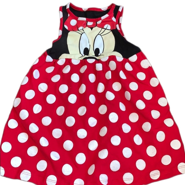 Picture of Disney Minnie Mouse Toddler Girls Dress (2T) Red