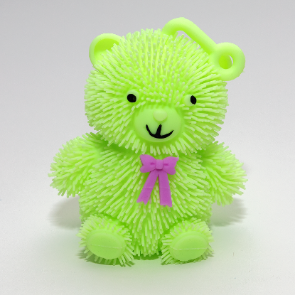 Picture of Light Up Puffer Bears 12 Per Pack  Soft Toy