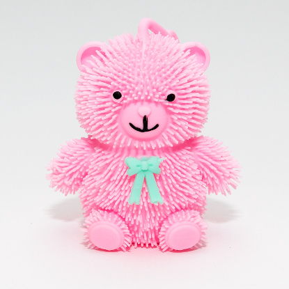 Picture of Light Up Puffer Bears 12 Per Pack  Soft Toy