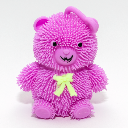 Picture of Light Up Puffer Bears 12 Per Pack  Soft Toy