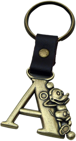 Picture of Disney Mickey Mouse Letter A Brass Key Chain