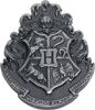 Picture of Harry Potter Hogwarts School Crest Silver Pewter Lapel Pin