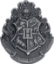 Picture of Harry Potter Hogwarts School Crest Silver Pewter Lapel Pin