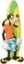 Picture of Disney Goofy Surfing Soft Touch Figure Magnet