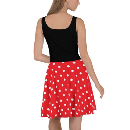 Picture of Disney Minnie Mouse Black and Red Girl's Dress - L (14)