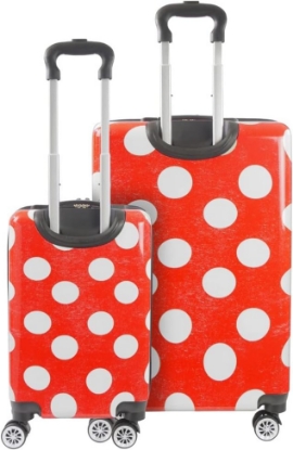 Picture of Disney Minnie Mouse Adventure Awaits 2-Piece Family Vacation Hardside Luggage Set