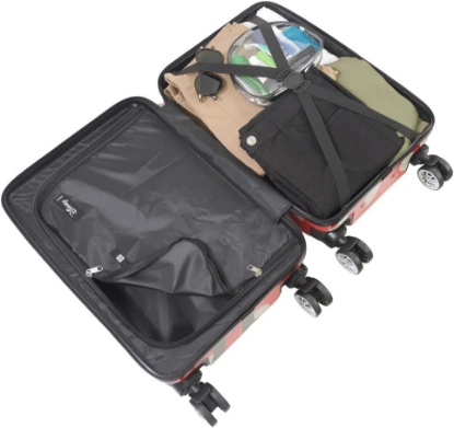 Picture of Disney Minnie Mouse Adventure Awaits 2-Piece Family Vacation Hardside Luggage Set