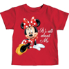 Picture of Disney Minnie It's All About Me Toddler Girls T-Shirt Red Small 2T