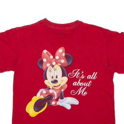Picture of Disney Minnie It's All About Me Toddler Girls T-Shirt Red Small 2T