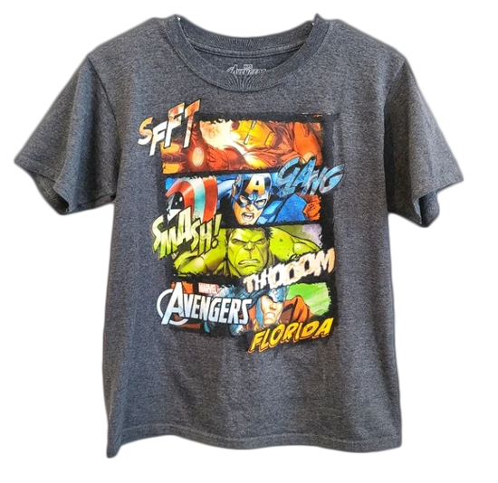 Picture of Disney Avengers 4 Square Florida Kids Tee BHT / XL