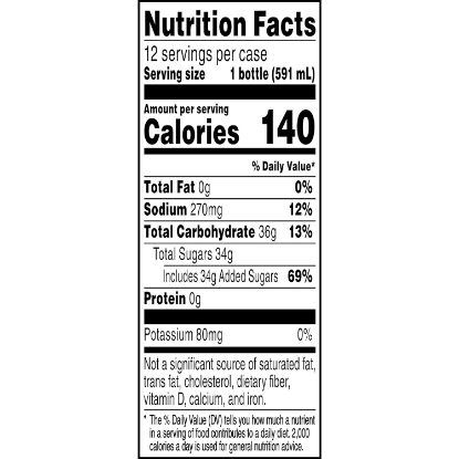 Picture of Gatorade Fruit Punch Thirst Quencher Sports Drink, 20 fl oz Bottle