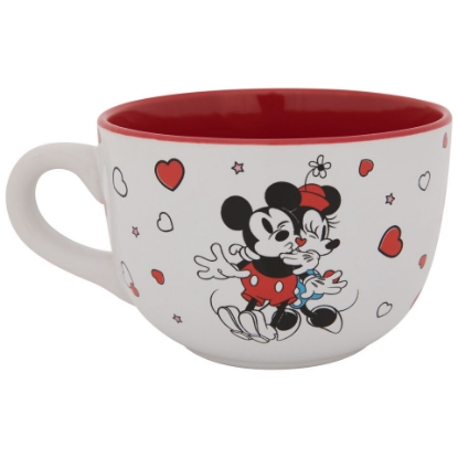 Picture of Disney Mickey and Minnie Mouse I Love You 29oz Soup Mug