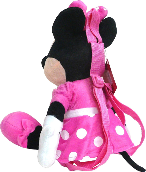 Picture of Disney Minnie Pink Dress Plush Backpack Girl's Size: One Size