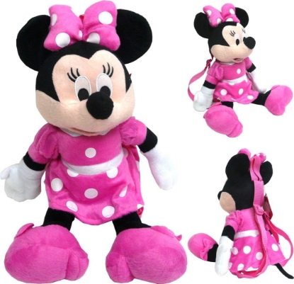 Picture of Disney Minnie Pink Dress Plush Backpack Girl's Size: One Size