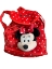 Picture of Disney Minnie Mouse Red Backpack With 3D Face Cinch Closure Red 10"