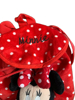 Picture of Disney Minnie Mouse Red Backpack With 3D Face Cinch Closure Red 10"